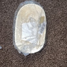 Homiely Bread Proofing Basket 7" round, 8" oval Banneton Sourdough Proving Tool 