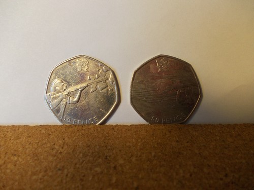 2012 london olympics 50p - london, coins
