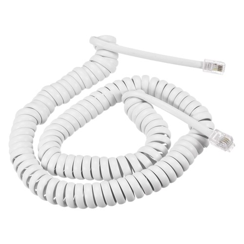 Telephone handset cord 4p4c - telephone, cord,
