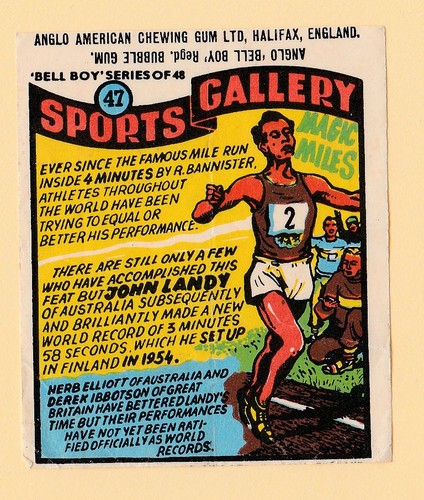 Anglo gum wax wrapper - anglo, sports