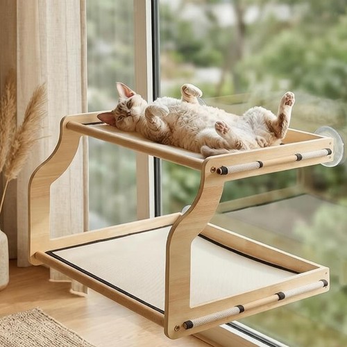 Cat window bed pet - window,