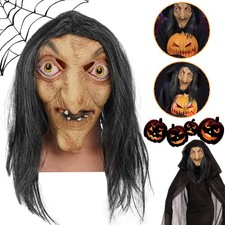 Old Witch Mask Halloween Scary