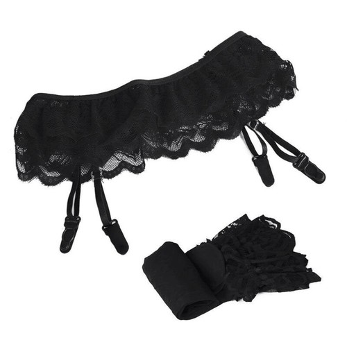 Suspender belt set - or,