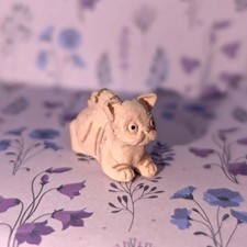Tiny Kitten - Handmade Vintage Clay Figurines *FREE POSTAGE*avg. 1.5-3cm
