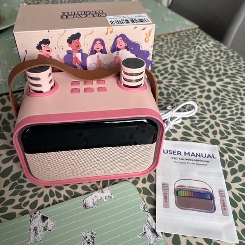 Portable karaoke machine with - ,