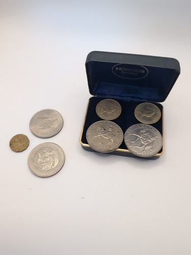 Collection old coins - of,