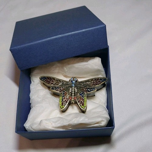 Dragonfly trinket pill box - dragonfly,