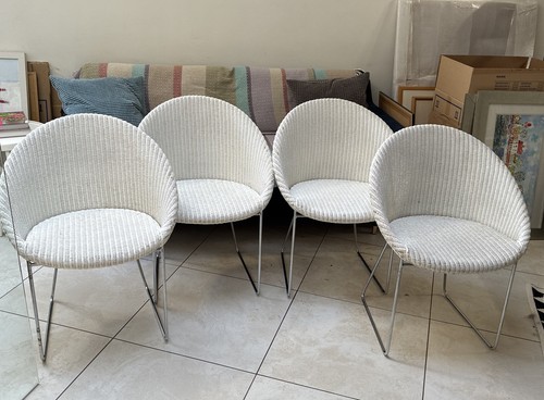 White lloyd loom vincent - lloyd,
