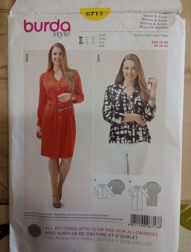 Burda style 6713 blouse and - burda,