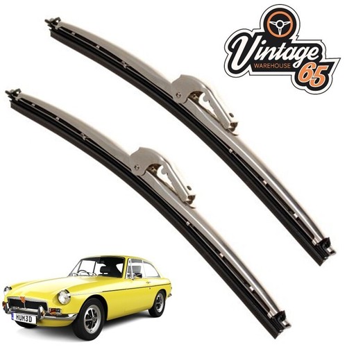 Wiper blades stainless - blades, 10"