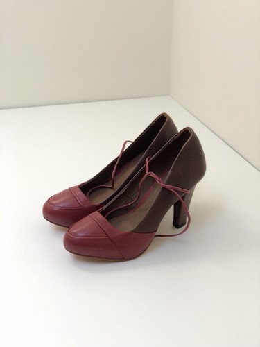 Shoes ladies maroon brown - ladies, maroon/brown