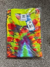 Rare NEW + Tag  Adidas Originals 'Tie Dye Retro Style' Loose Fit T Shirt IZ0090