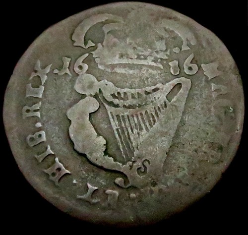 X009 1686 irish harp - 1686,