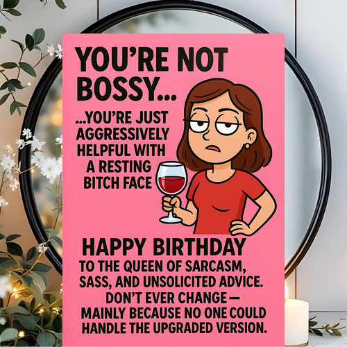 Funny birthday card - funny,