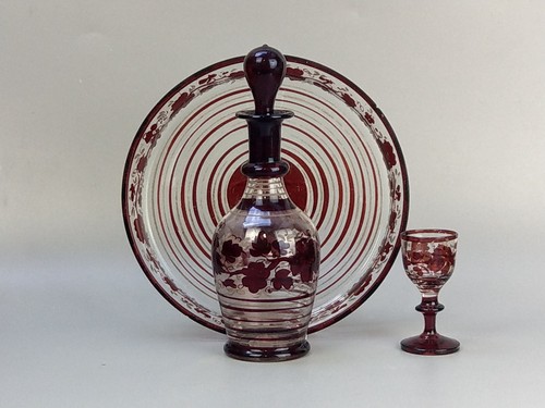 Antique small liquor decanter - small,