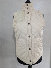 Ralph Lauren vintage cream quilted gilet bodywarmer size M