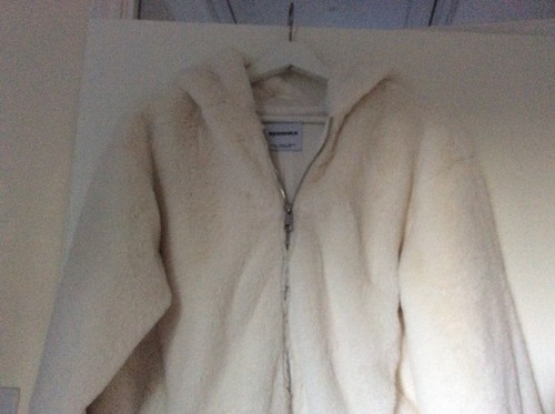 Bershka cream fluffy style - cream,