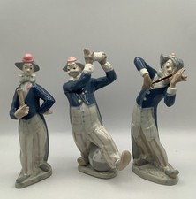 Vtg Porcelain Clown Figurines