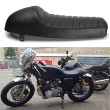 Black Cafe Racer Seat Custom Vintage Hump Saddle For Honda CB200 CB350 CB400 UK