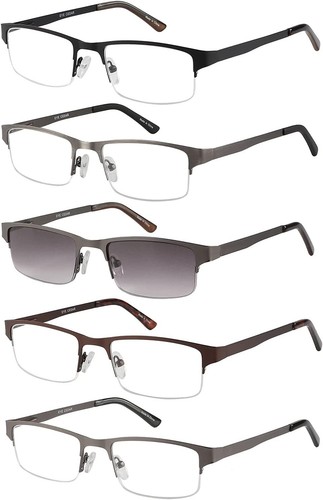 Metal half frame - half-frame, reading