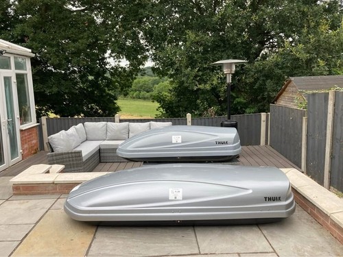 Roof boxes available - , for