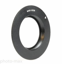 M42 to EOS FLANGED Lens Adapter Mount for Canon EOS DSLR SLR Cameras - UK Stock