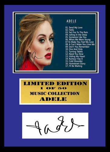 Adele signed limited - ,