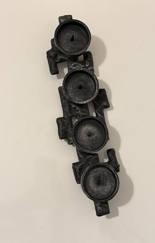 Vintage iron candlestick - vintage,