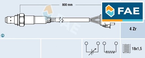 Lambda sensor 77247 ffits - 77247, for