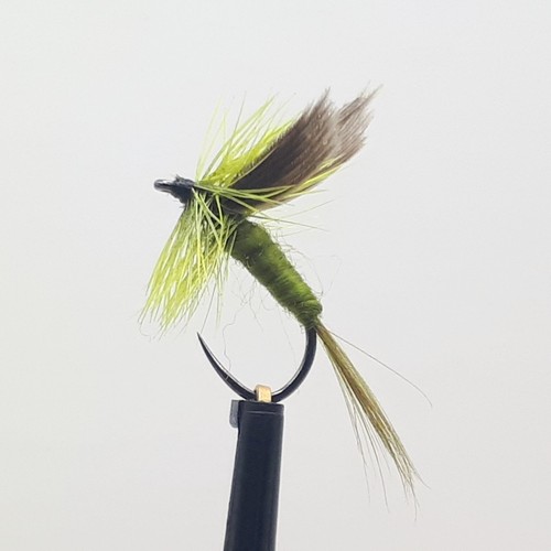 Barbless olive dun - 3,