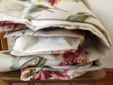 M.T.M Laura Ashley Gosford Cranberry, Linen mix, Heavy, Blackout/ Thermal.