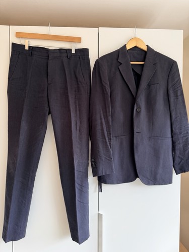 Cos men navy linen - cos, suit