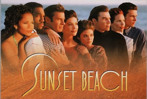 Sunset beach series 90s - beach,