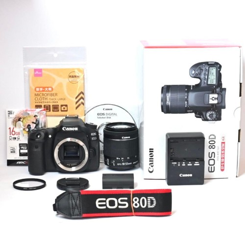 Canon eos 80d camera kit - canon,