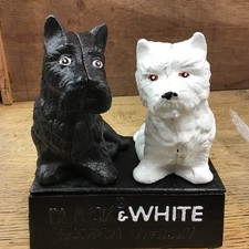 Cast Iron Black & White Scotch