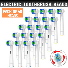 1-40 Electric Toothbrush Heads Compatible With Oral B Braun Replacement brush UK