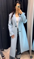 ZARA FITTED WOOL BLEND COAT ZW