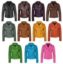 Ladies Brando Leather Jacket