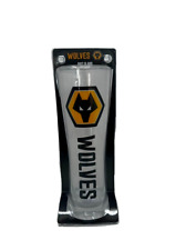 Wolverhampton Wolves FC Slim Glass Football Club New Gift Official Licensed