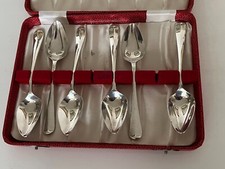 CASED SET OF 6 SILVER PLATED