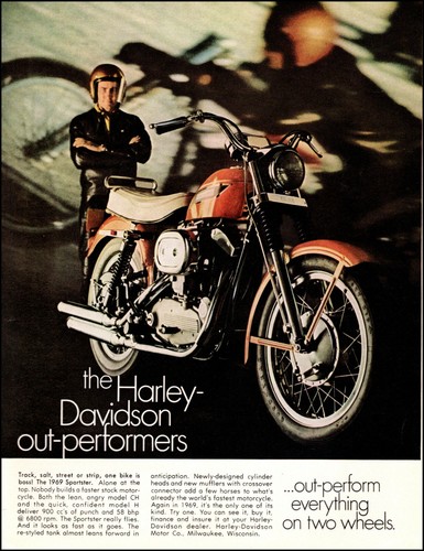 1969 vintage motorcycle - , ad