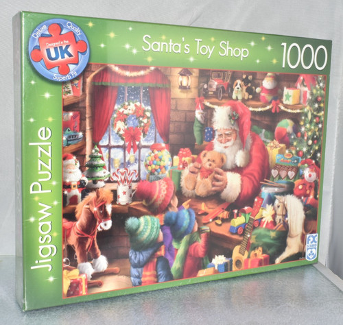 Schmid santas toy shop 1000 - santas,