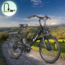 Black 24" Electric Bike 750W