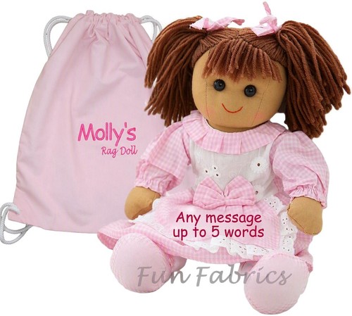 Personalised rag doll baby 1st - personalised,