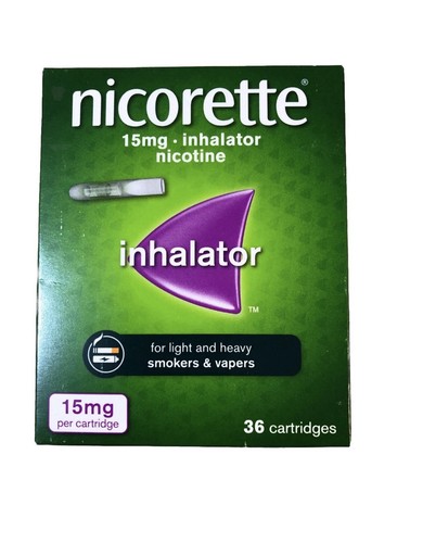 Nicorette 15mg inhalator - inhalator, 36