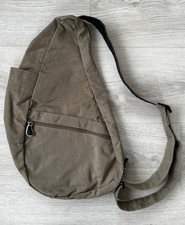 Healthy Back Bag Small Textured Nylon Walnut New Without Tags