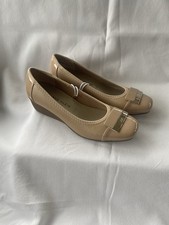 Anne Klein Beige Faux Leather