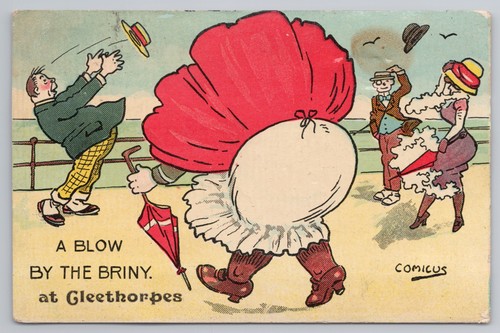 Postcard antique comic - postcard,