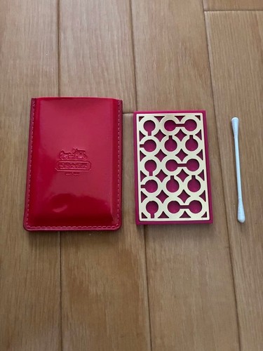 Coach hand mirror red - coach,