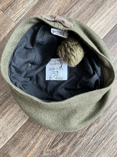 Tam shanter khaki - o, 57cm